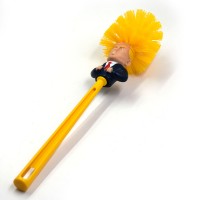 Plastic Handle Toilet Brush with Trump Shape