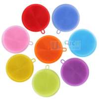 Wholesale Household Cleaning Kitchen Dishwashing Brush Cup Mat Silicone Cleaning Brush